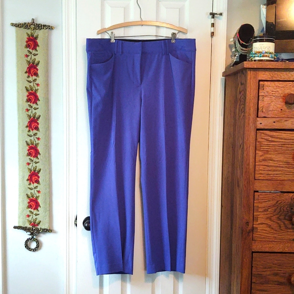 Lane Bryant Royal Blue Dress Slacks Size 18 Reg